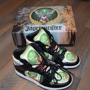 NEW Jagermeister Garrixon Studios HIGH Top Sneakers Shoes Rich Franklin Ltd Ed